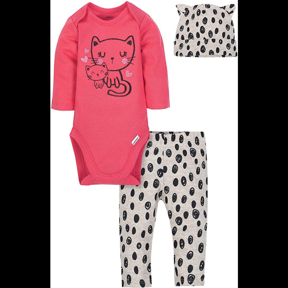 Gerber 3 piece outfit